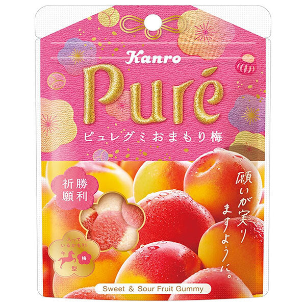 カンロ ピュレグミ おまもり梅 52g×6袋入【日本出荷】
