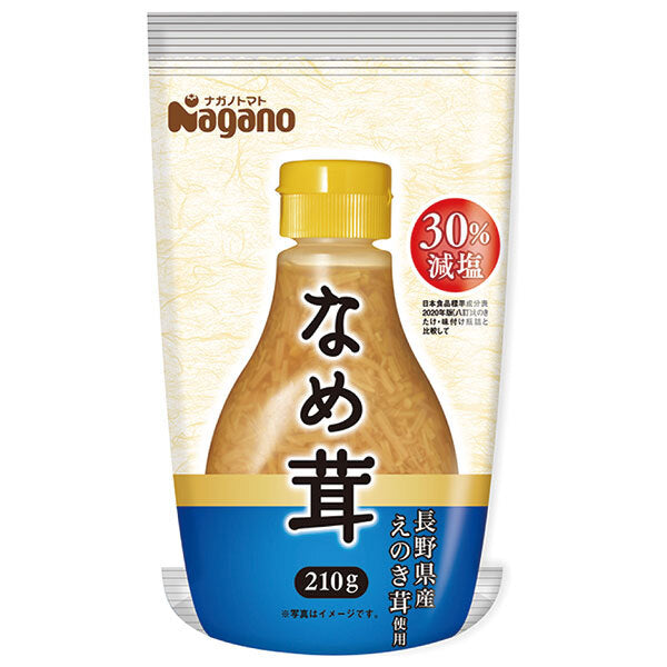 ナガノトマト なめ茸 ボトル入り 210g×10本入【日本出荷】