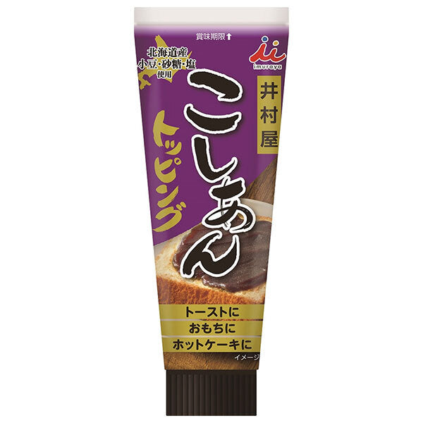 井村屋 こしあんトッピング 130g×24本入【日本出荷】