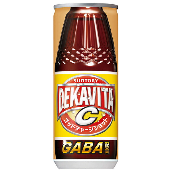 サントリー デカビタC ゴッドチャージショット GABA【自動販売機用】 240ml缶×30本入【日本出荷】