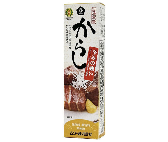 ムソー 旨味本来 からし(チューブ入り) 40g×10本入【日本出荷】