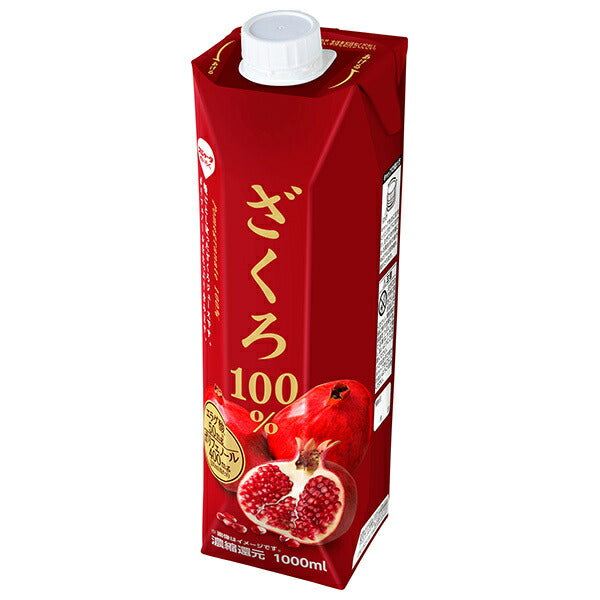 スジャータ ざくろ100% 1000ml紙パック×6本入【日本出荷】