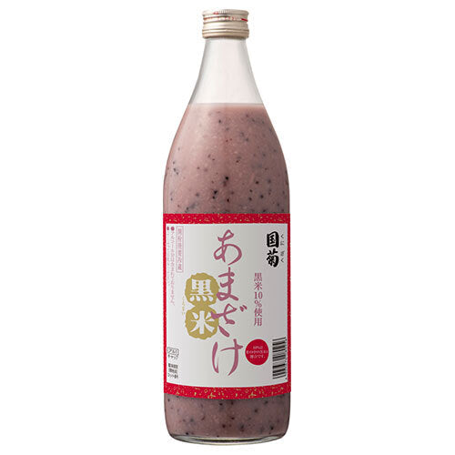 篠崎 国菊 黒米あまざけ(甘酒) 985g瓶×6本入【日本出荷】