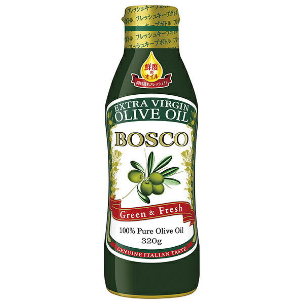 日清オイリオ BOSCO(ボスコ) エキストラバージンオリーブオイル 320g×8本入【日本出荷】