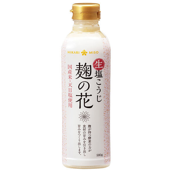 ひかり味噌 生塩こうじ 麹の花 580g×8本入【日本出荷】