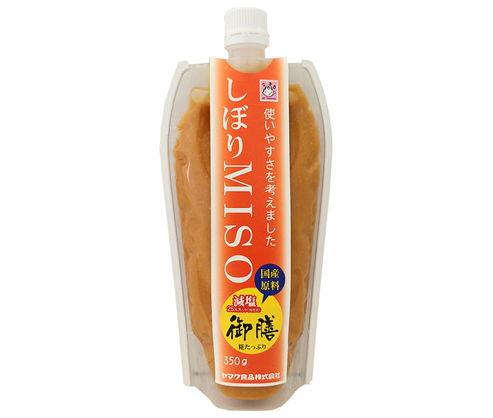 ヤマク食品 しぼりMISO 国産御膳 350g×10個入【日本出荷】