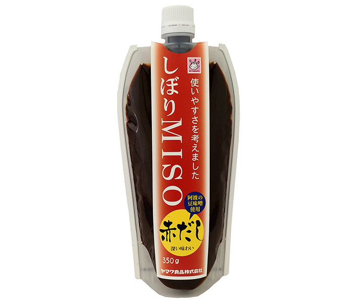 ヤマク食品 しぼりMISO 赤だし 350g×10袋入【日本出荷】