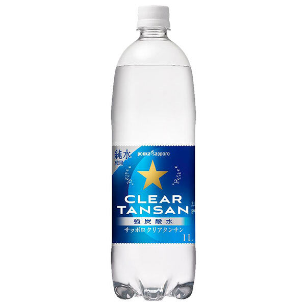 ポッカサッポロ サッポロ クリアタンサン 1LPET×12本入【日本出荷】