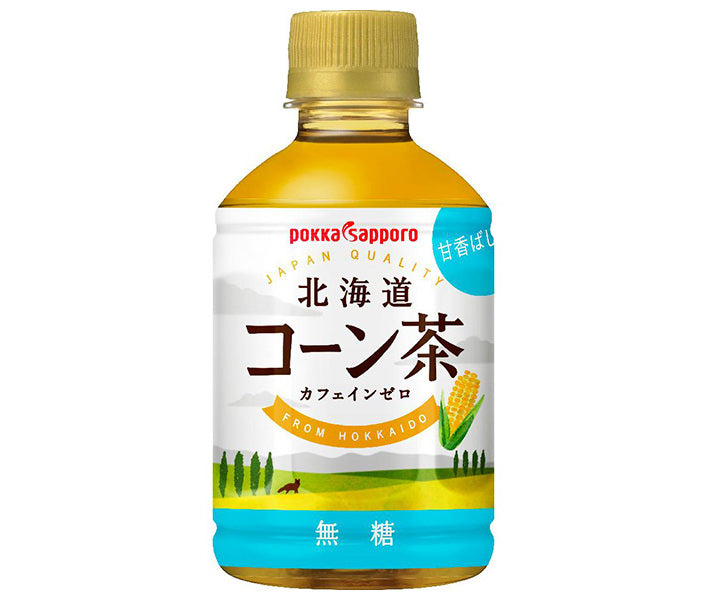 ポッカサッポロ 北海道コーン茶 HOT&COLD 275mlペットボトル×24本入【日本出荷】