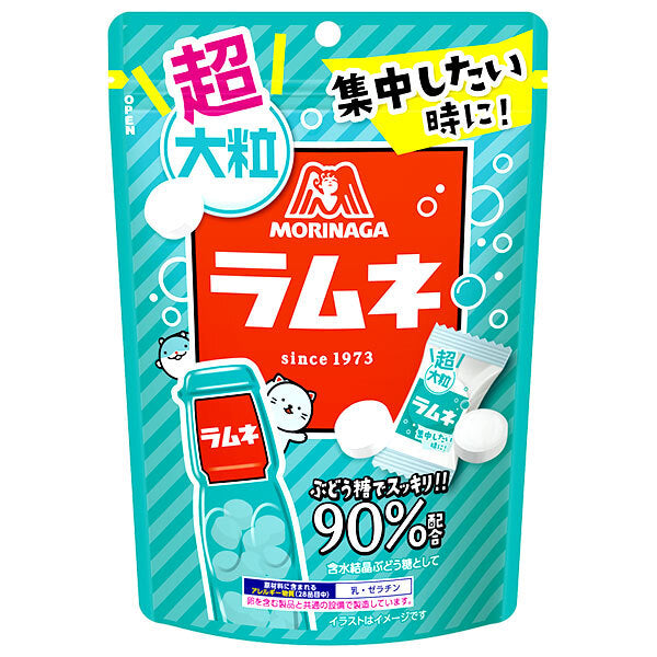森永製菓 超大粒ラムネ 60g×6袋入【日本出荷】