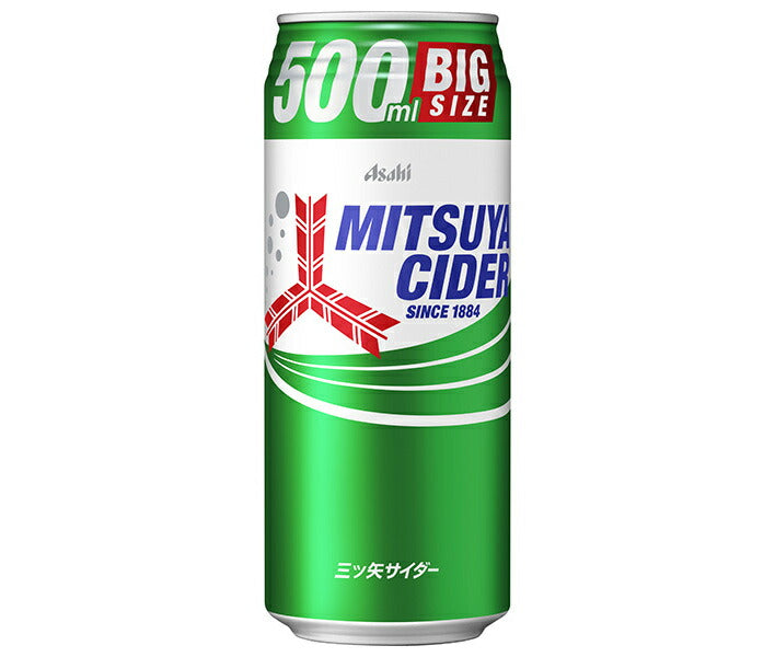アサヒ飲料 三ツ矢サイダー 500ml缶×24本入【日本出荷】