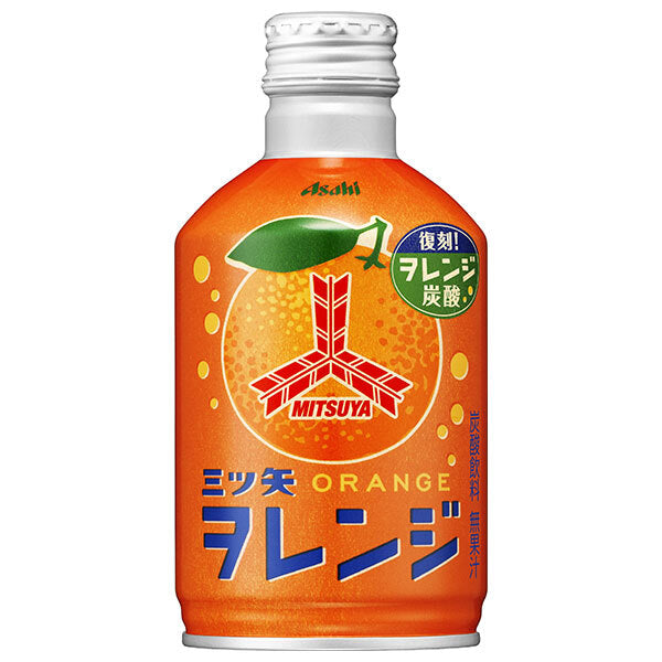 アサヒ飲料 三ツ矢 ヲレンジ 300mlボトル缶×24本入【日本出荷】