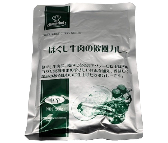 ロイヤルシェフ ほぐし牛肉の欧風カレー 200g×10袋入【日本出荷】