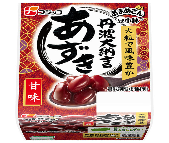フジッコ おまめさん 豆小鉢 丹波大納言あずき (65g×2パック)×12袋入【日本出荷】