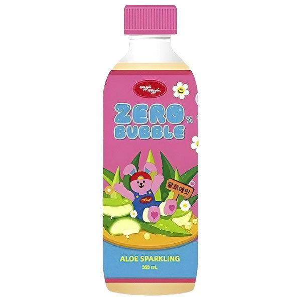 JNグローバル ウィグルウィグル ZEROバブル アロエ 355ml×24本入【日本出荷】