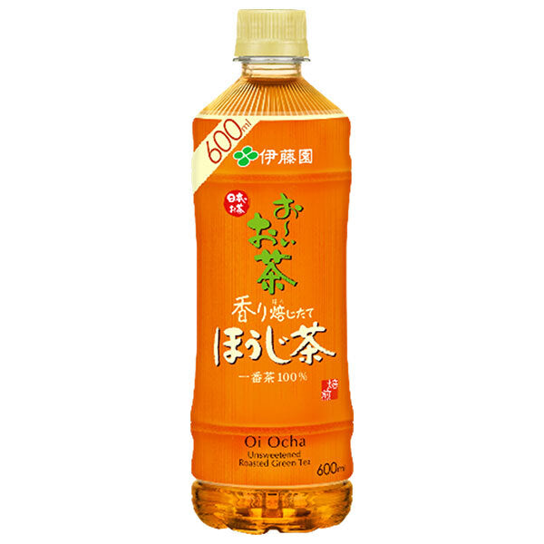 伊藤園 お〜いお茶 ほうじ茶【手売り用】 600mlペットボトル×24本入【日本出荷】