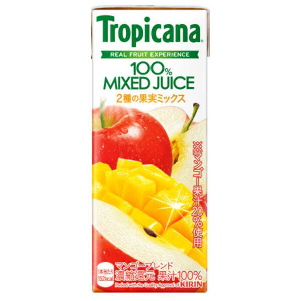 キリン トロピカーナ 100% MIXED JUICE マンゴーブレンド 250ml紙パック×24本入【日本出荷】