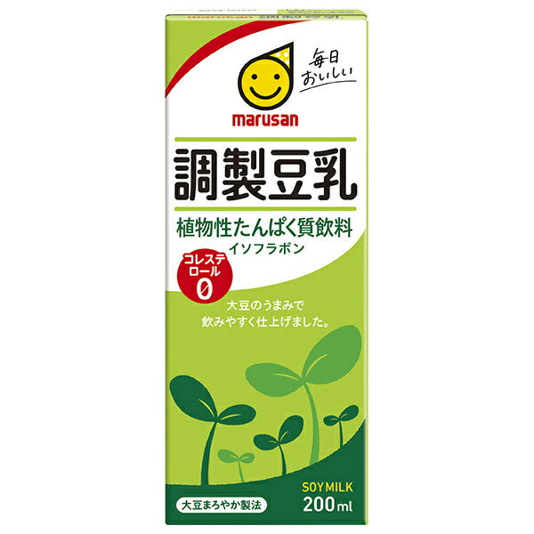 マルサンアイ 調製豆乳 200ml紙パック×24本入【日本出荷】