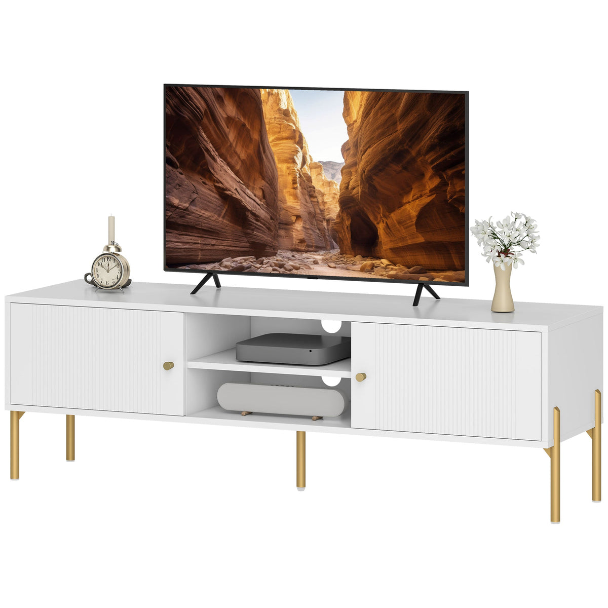 Harley TV Stand for TVs up to 65"-White