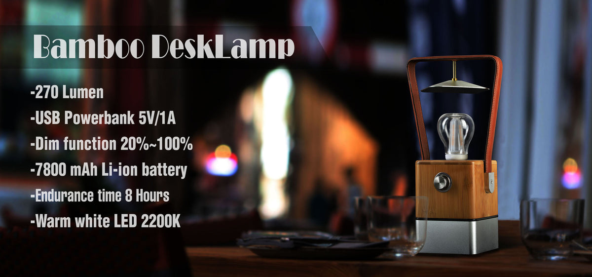 TRU De-LIGHT VIENNA LED, Dimmable Desk Lamp - Lamp / Power Bank / Decoration All-In-One