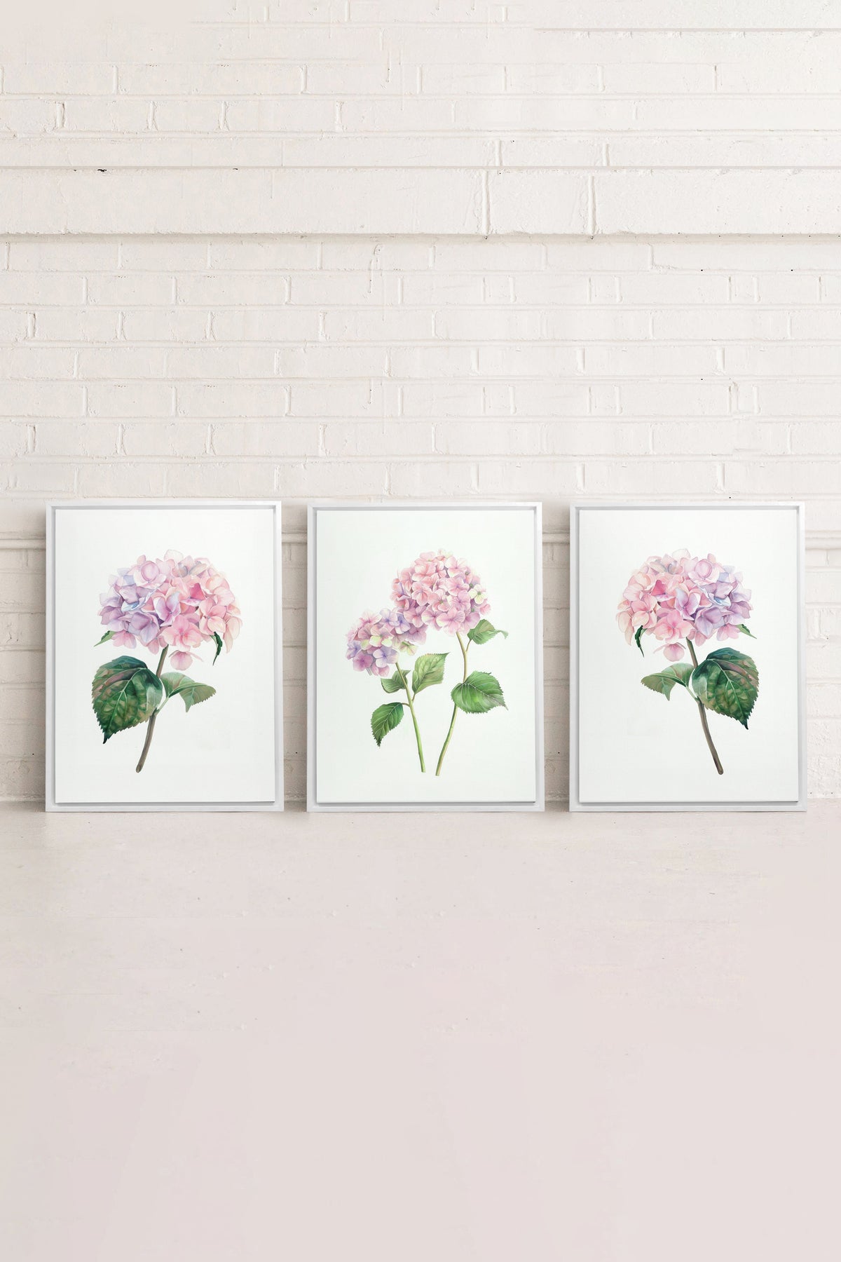 BLOSSOMING TRIO (3 Oeuvres sur toile étirée)