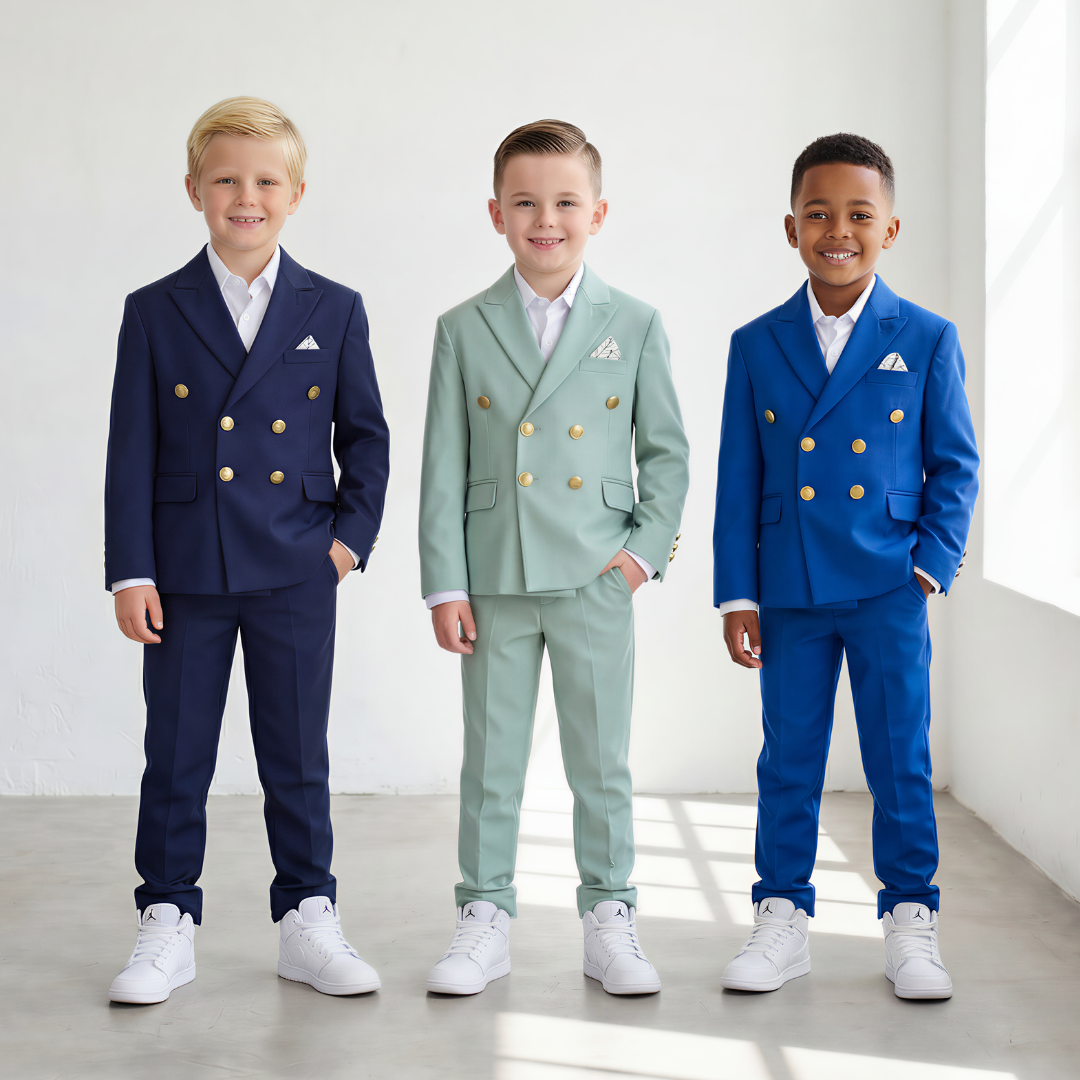 Golden Buttons Boys Suit
