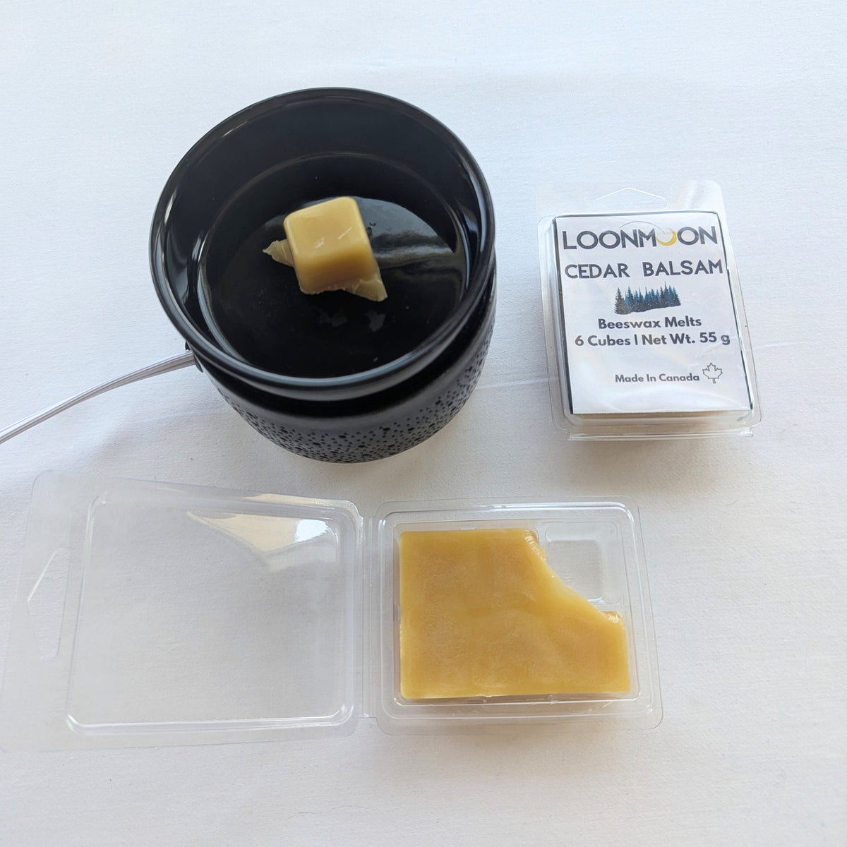 Hand-Poured Scented Beeswax Wax Melts - 6 Cubes, 55 g
