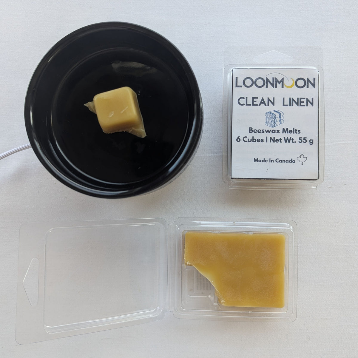 Hand-Poured Scented Beeswax Wax Melts - 6 Cubes, 55 g