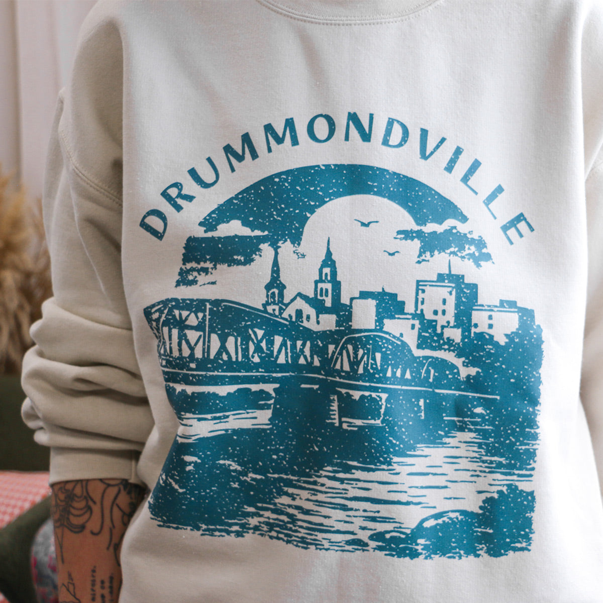 Crewneck "Drummondville" imprimé
