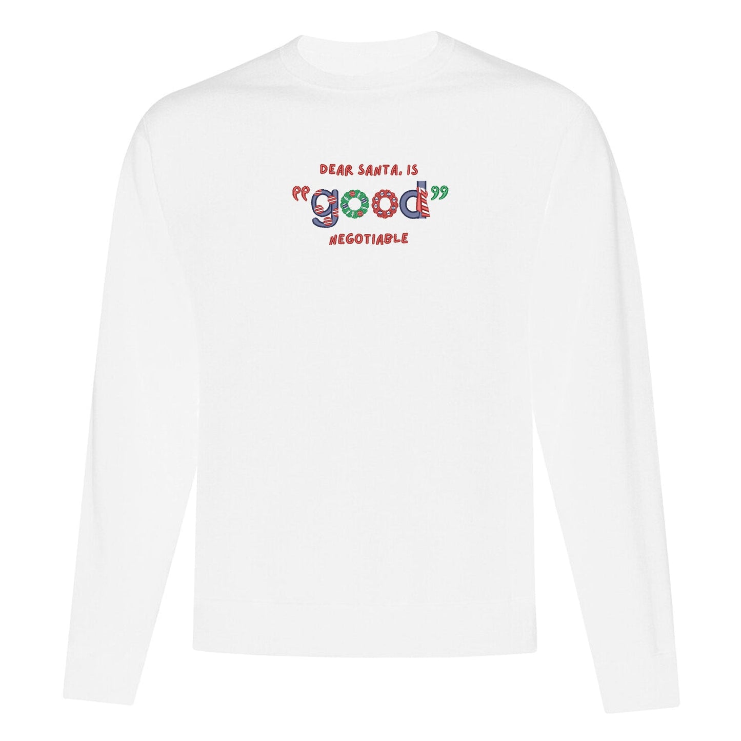Crewneck "Dear Santa.." brodé