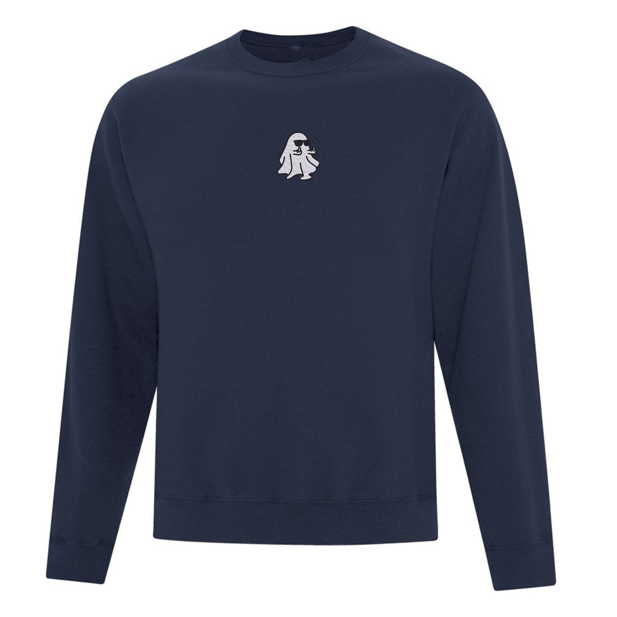Crewneck Ghost à lunettes brodé