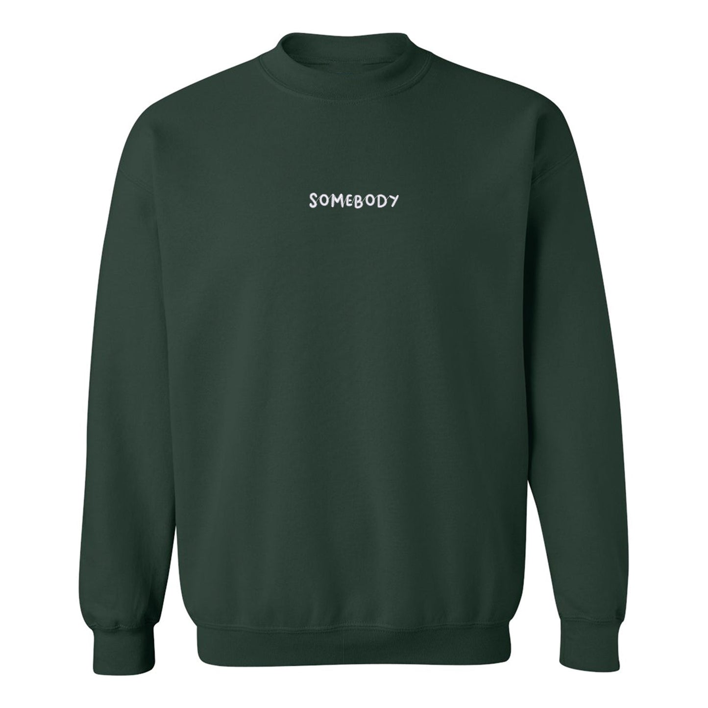 Crewneck "Somebody" brodé