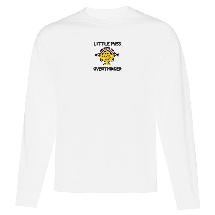 Crewneck "Little Miss Overthinker" brodé