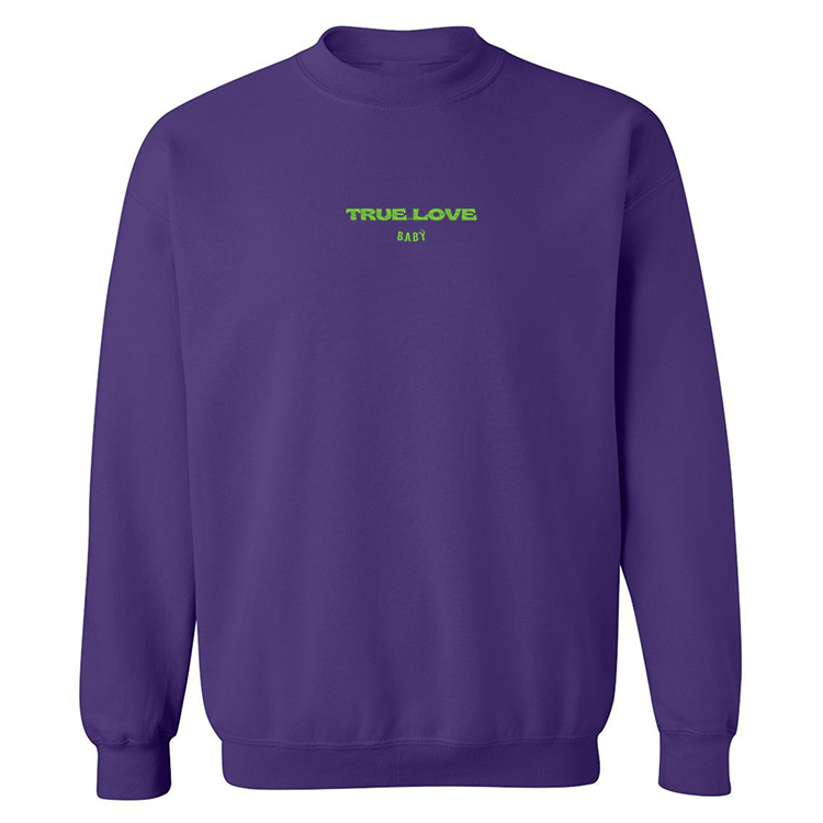 Crewneck "True Love Baby" brodé