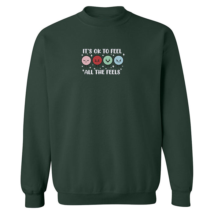 Crewneck "Feel all the Feels" brodé