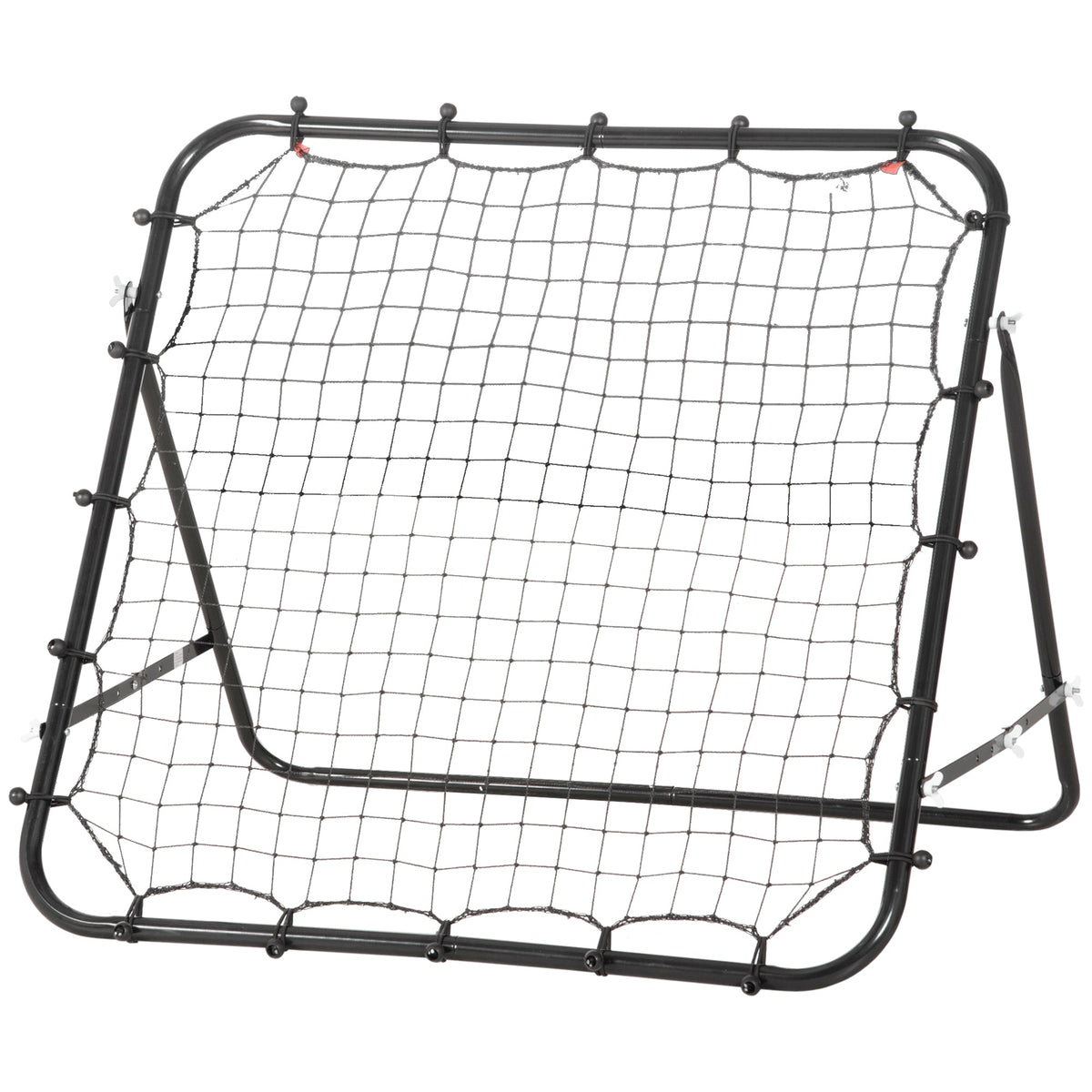 Volleyball Rebounder Net Football Training Aid Kickback Target Play Red