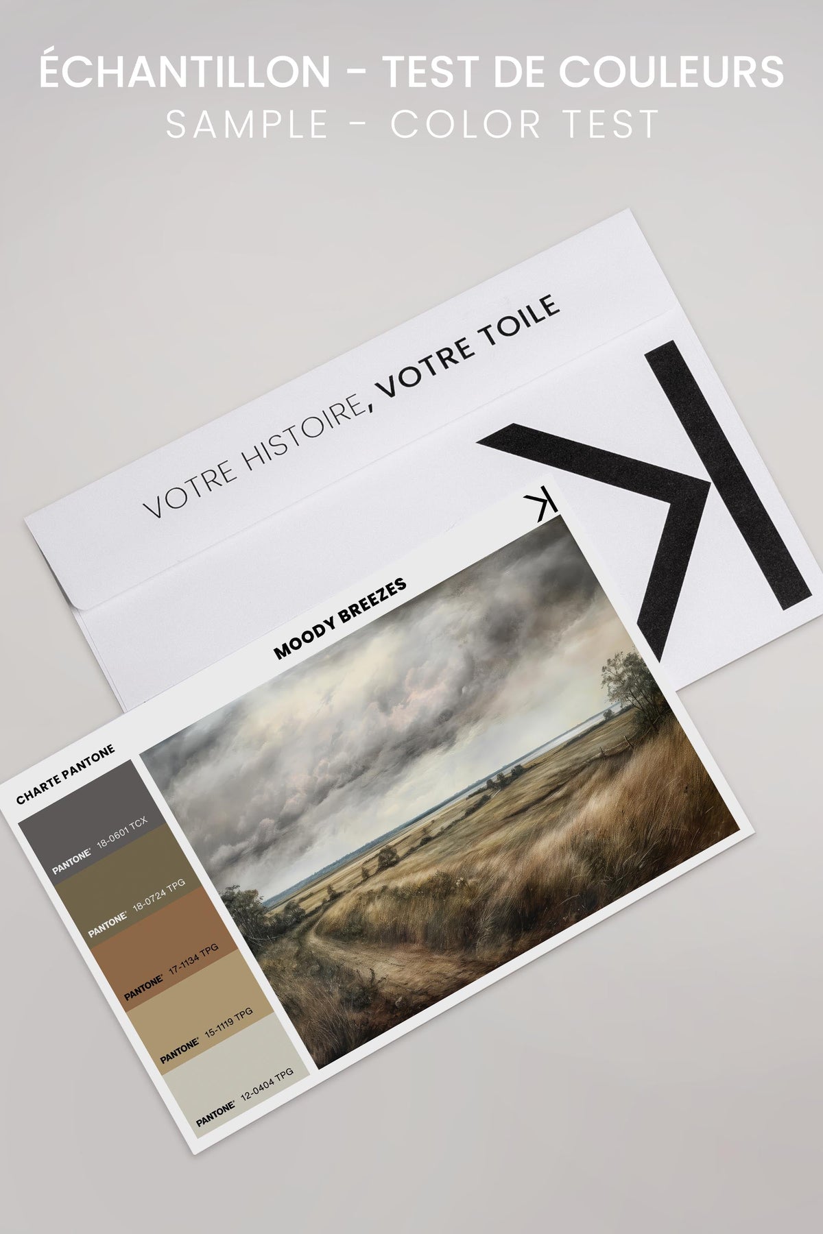 MOODY BREEZES, Oeuvre sur toile étiré