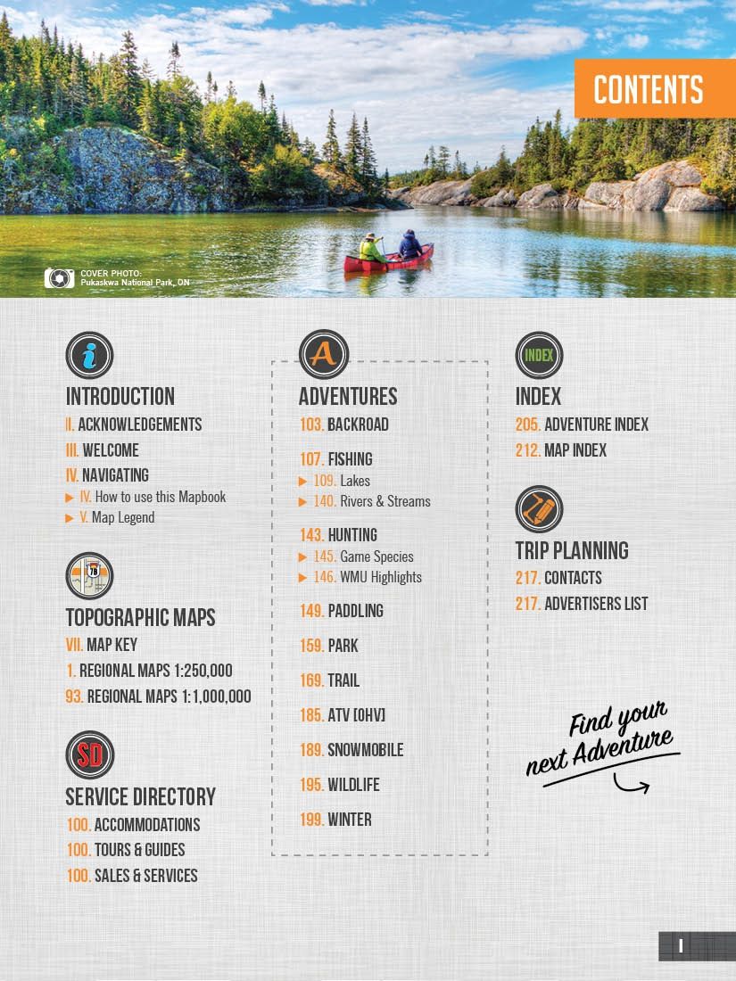 Backroad Mapbooks Northeastern Ontario - Spiral Book 5th Edition
