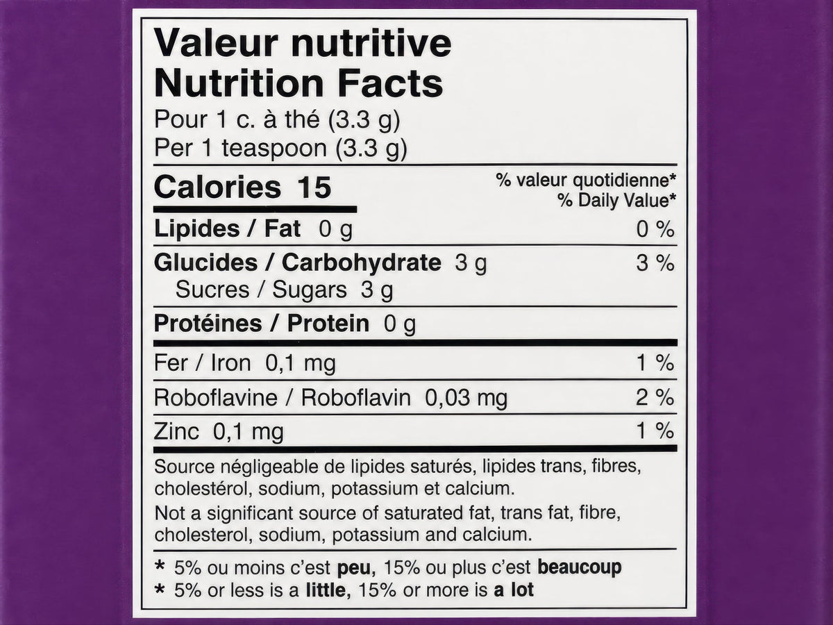 Fine Canadian Maple Sugar - Resealable 200 g Pouch
