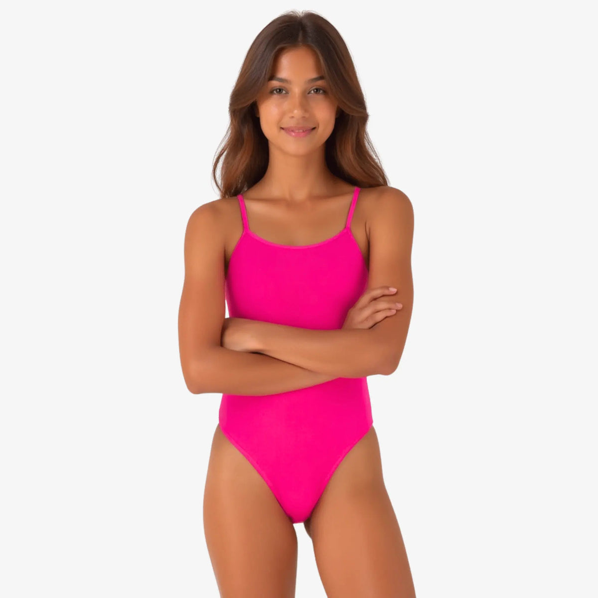 Flamingo Tie-Back One-Piece Training Swimsuit by Norca