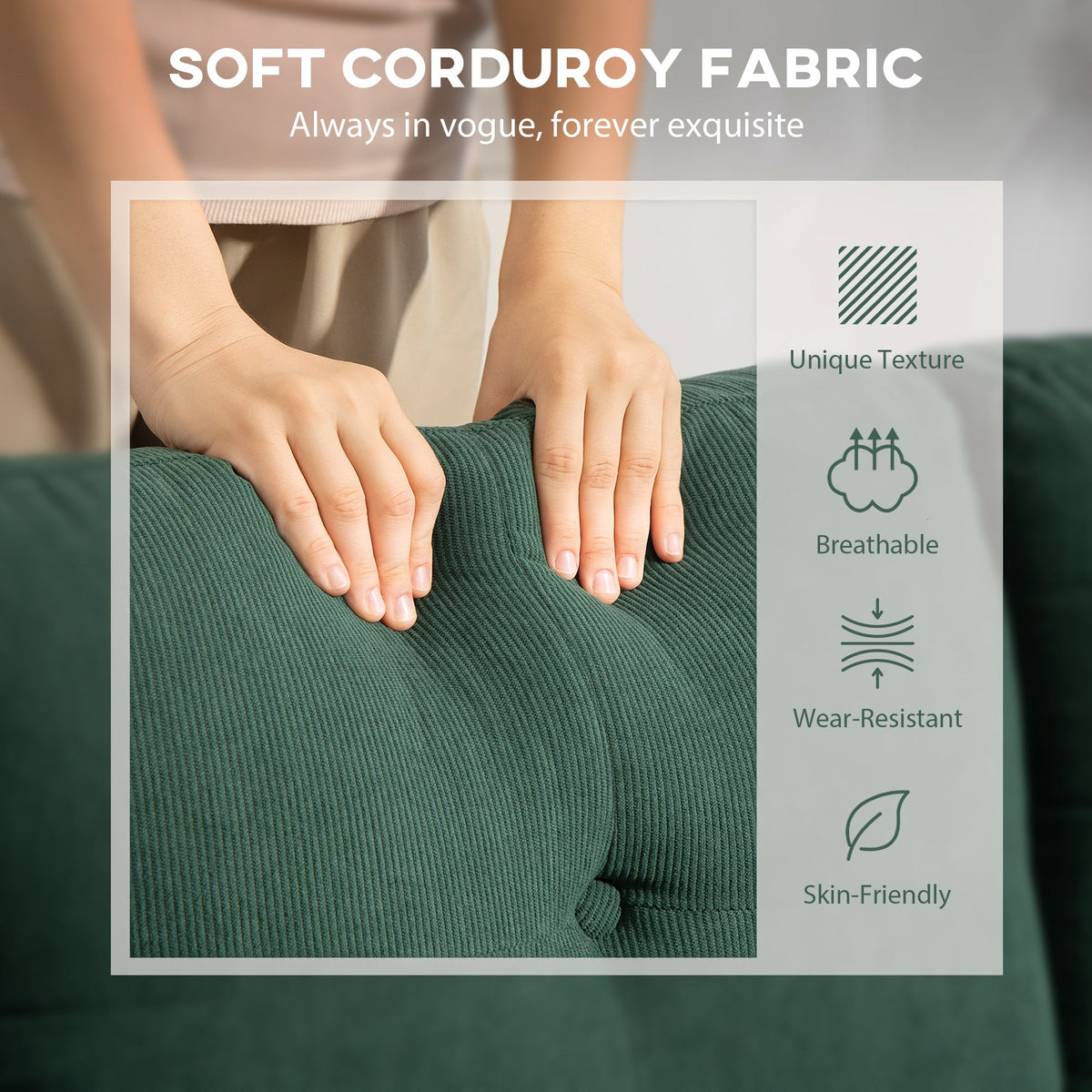 Sectional Sofa with Changeable Chaise Lounge, 3 Seat L-Shaped Small Space Sofa, Upholstered Couch for Small Space, Dark Grey