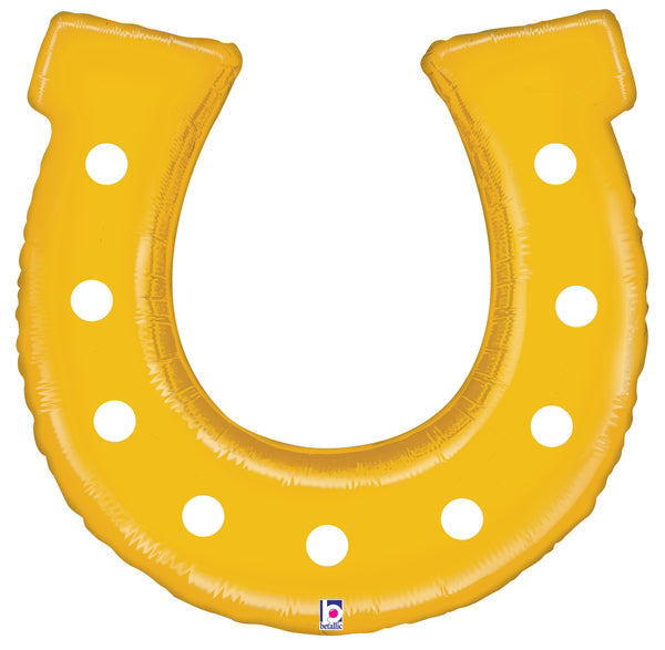 Gold Horseshoe Balloon