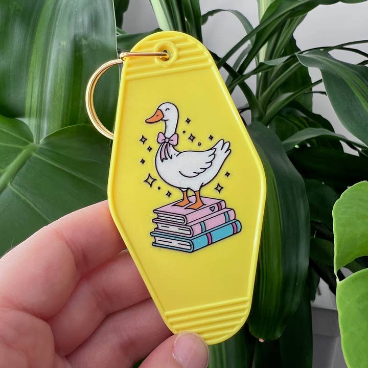 Silly Goose Bookclub Keychain