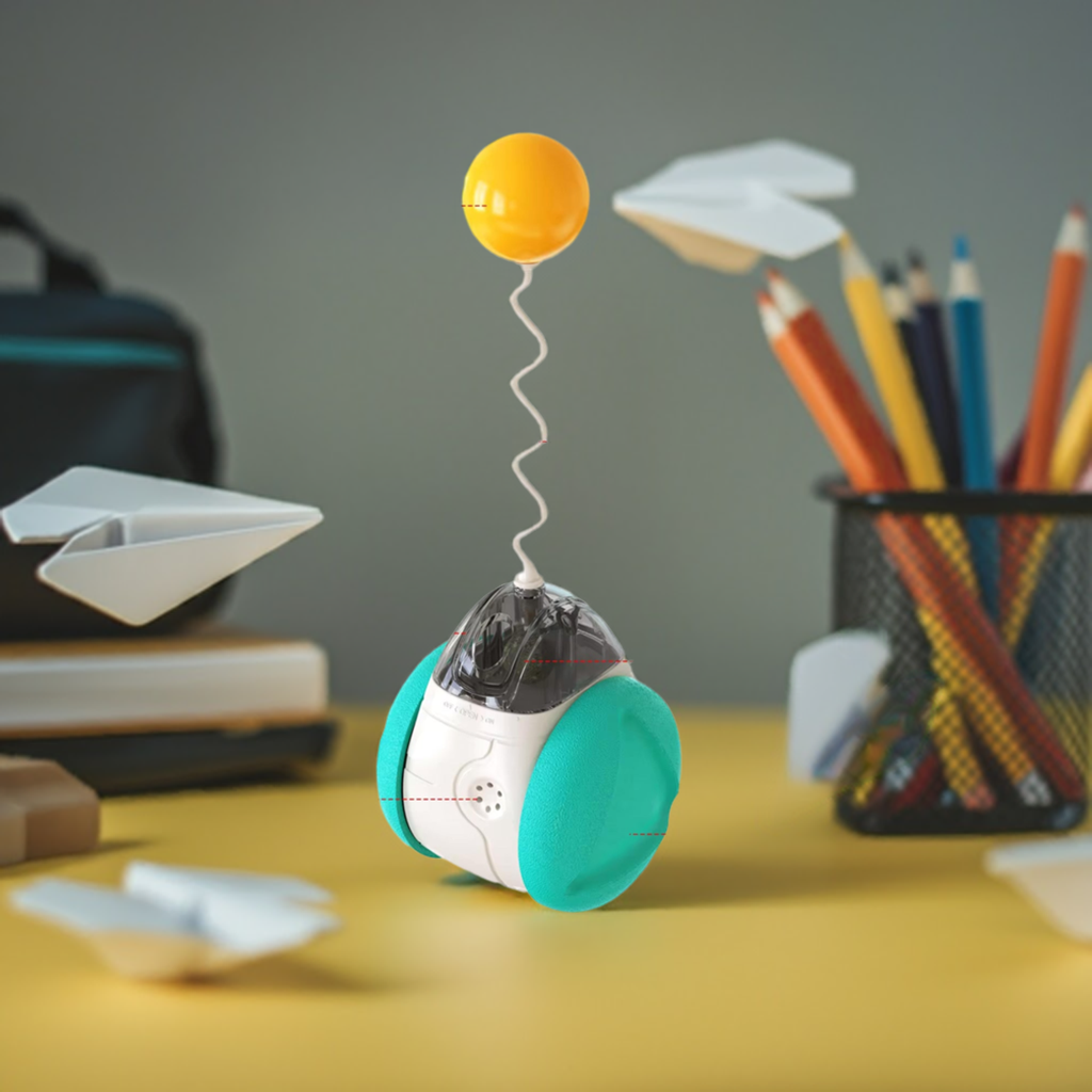 Interactive Squeaky Balance Toy – Fun for Dogs & Cats
