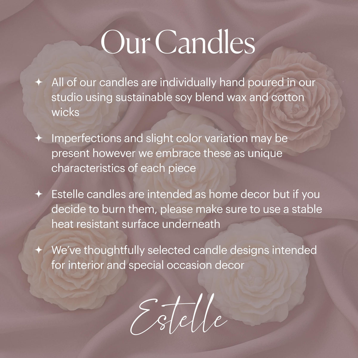 Clouds Pillar Candle | Handmade Decorative Candle