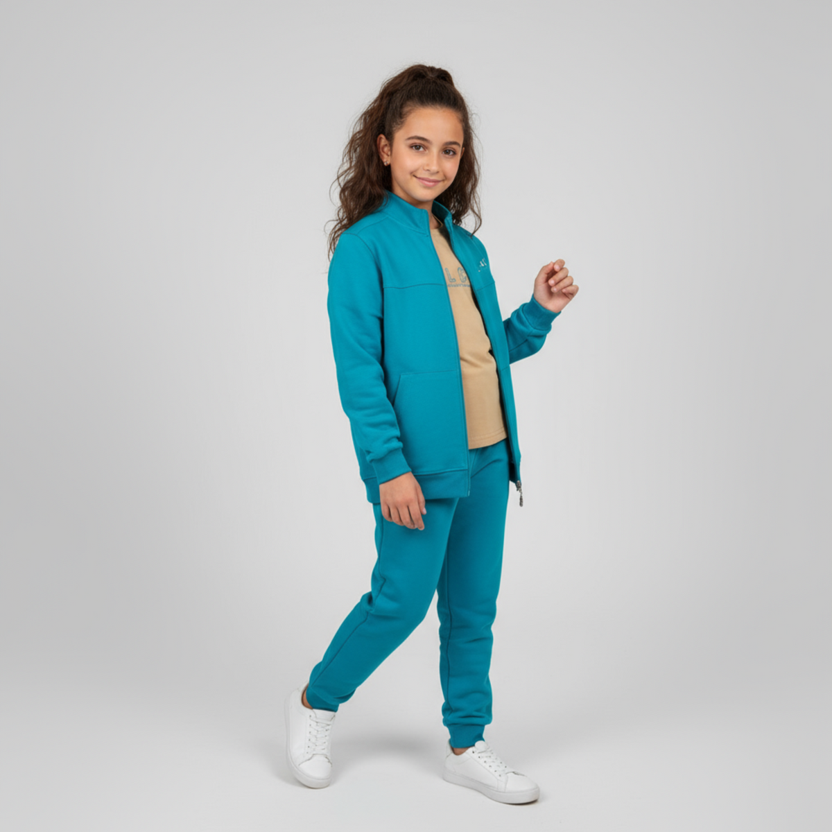 Zip-Up Tracksuit Unisex Casual Set