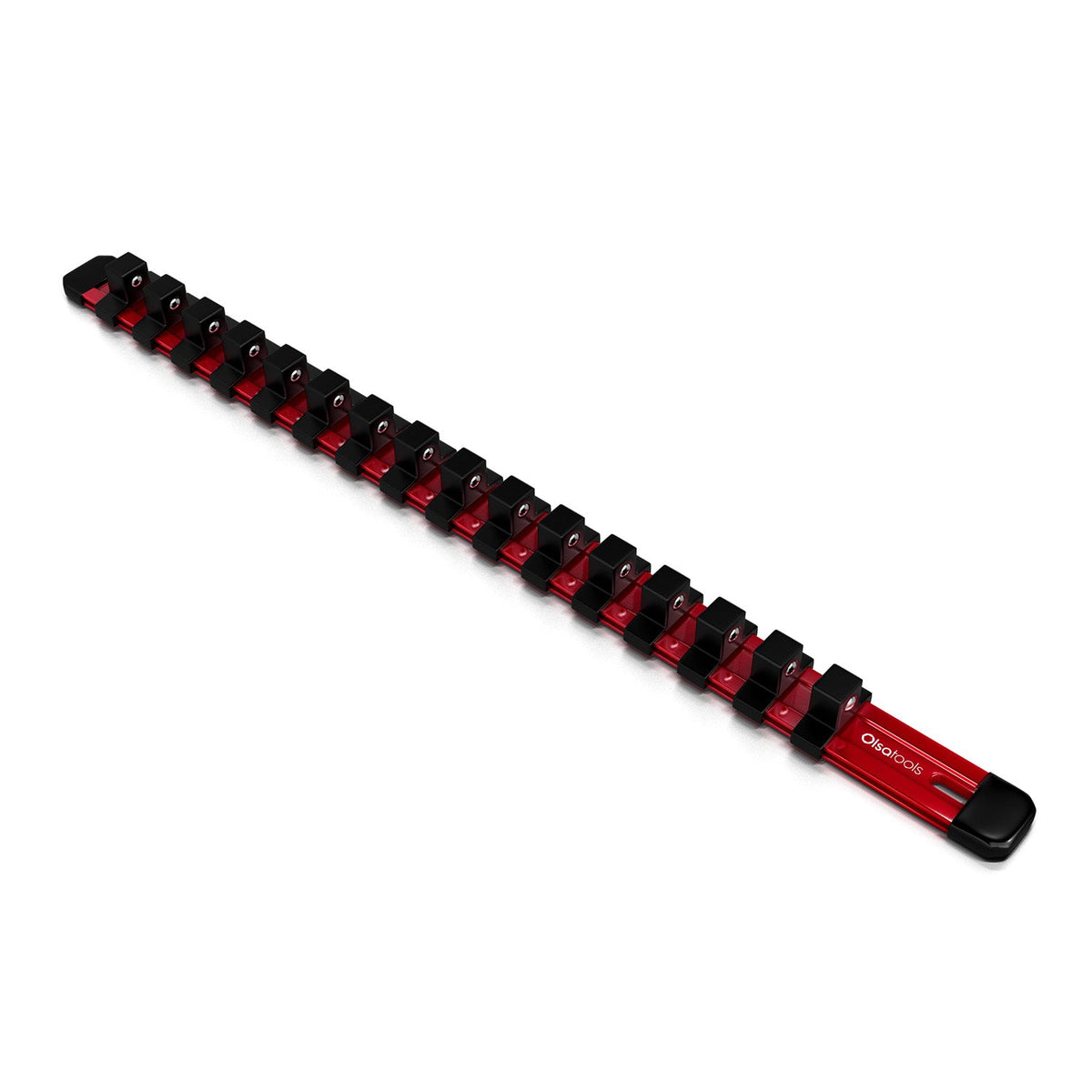 Aluminum Socket Organizer Rails With Rubber End Caps