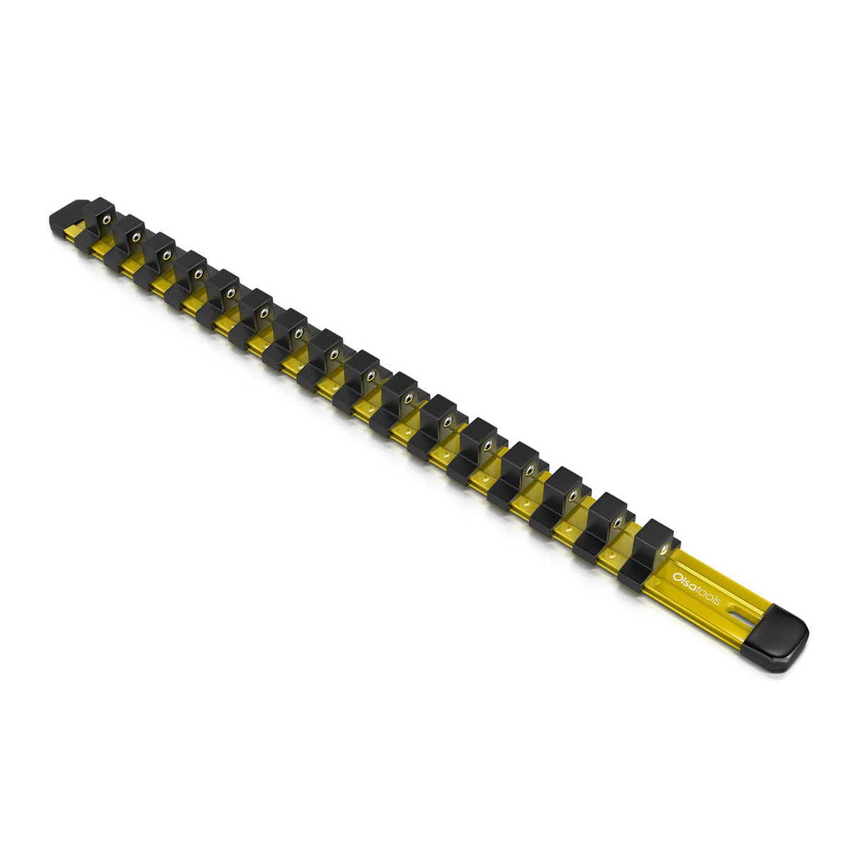 Aluminum Socket Organizer Rails With Rubber End Caps