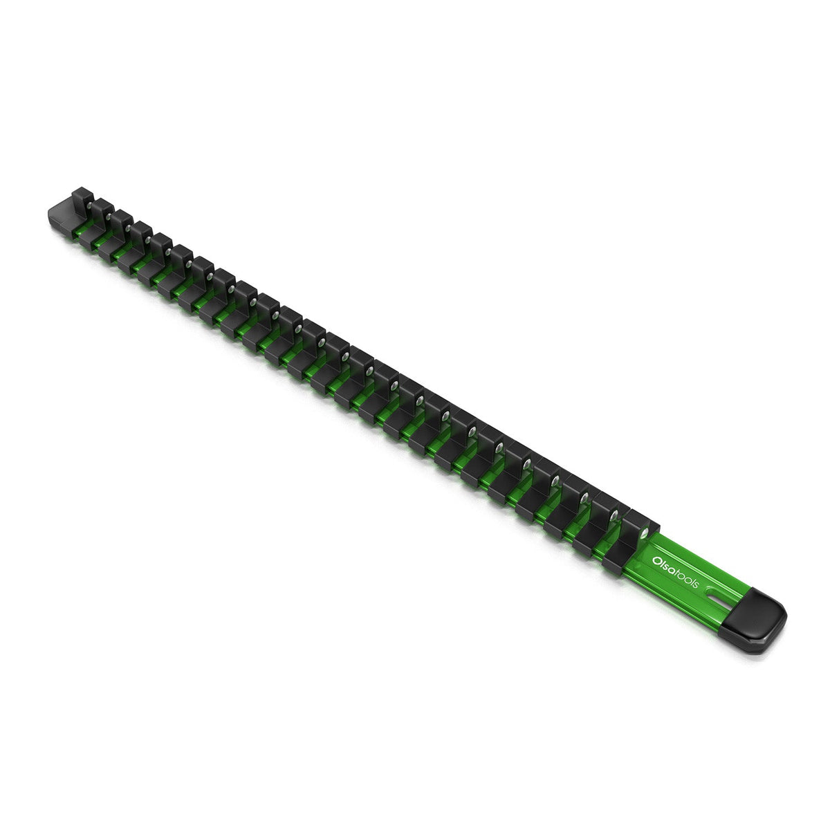 Aluminum Socket Organizer Rails With Rubber End Caps