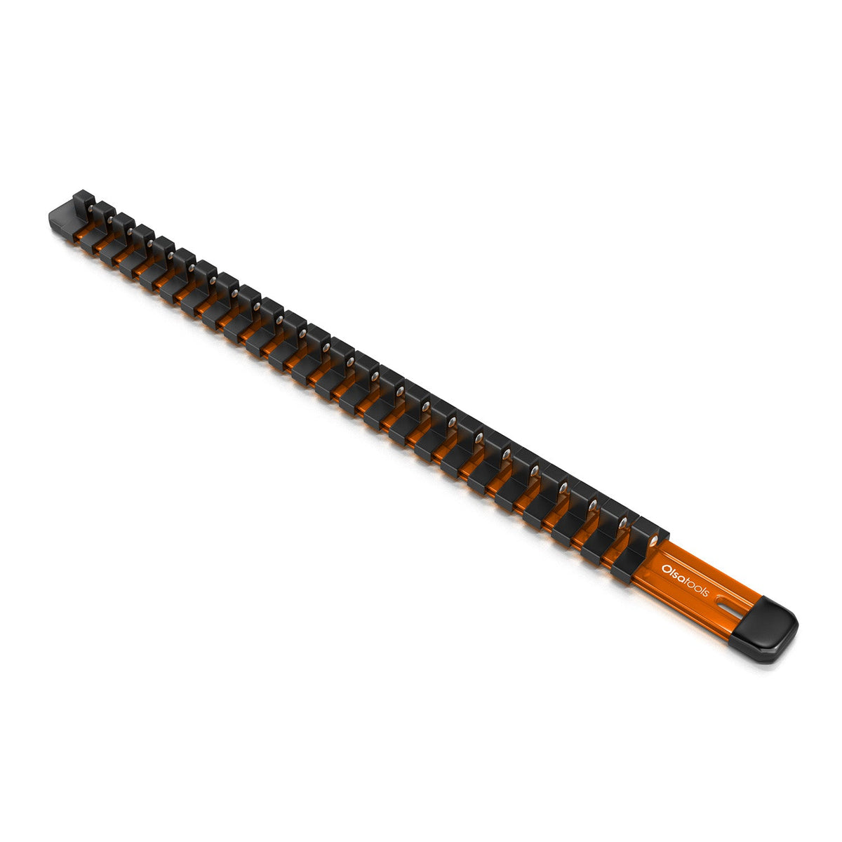 Aluminum Socket Organizer Rails With Rubber End Caps